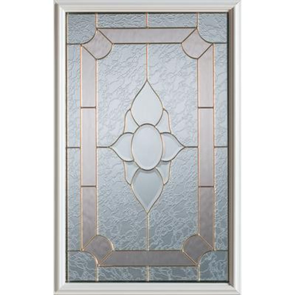 Traditional 1/2 Lite Decorative Glass with Patina Caming