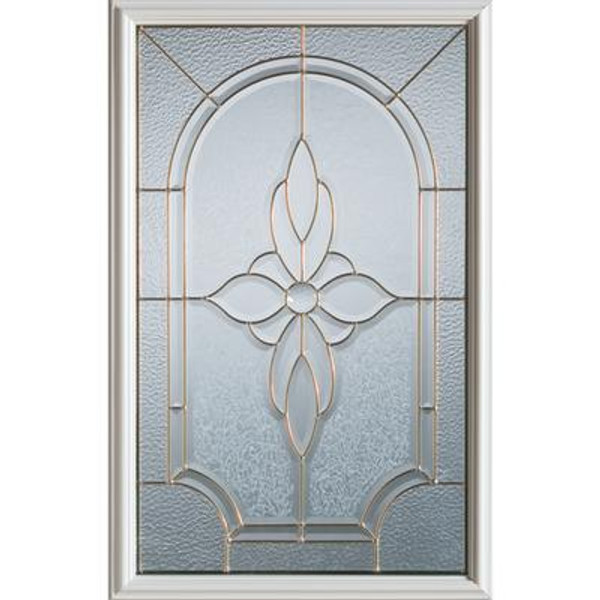 Traditional 1/2 Lite Decorative Glass with Zinc Caming