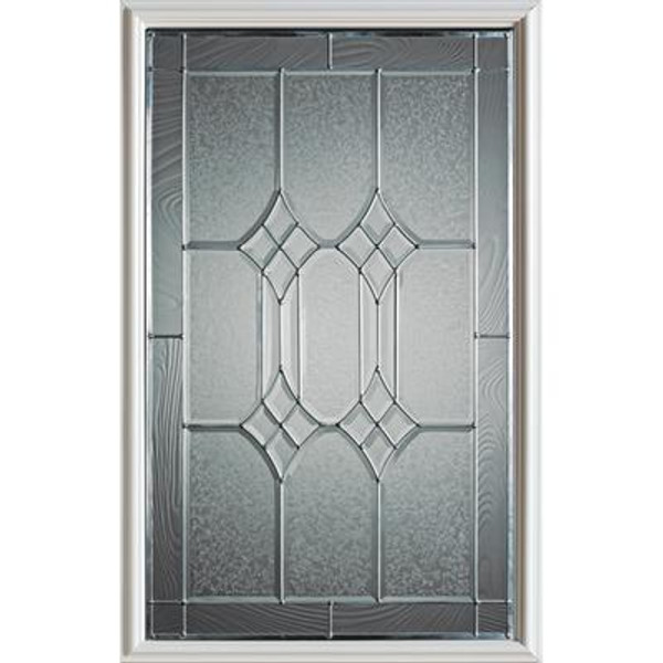 Orleans 1/2 Lite Decorative Glass with Zinc Caming