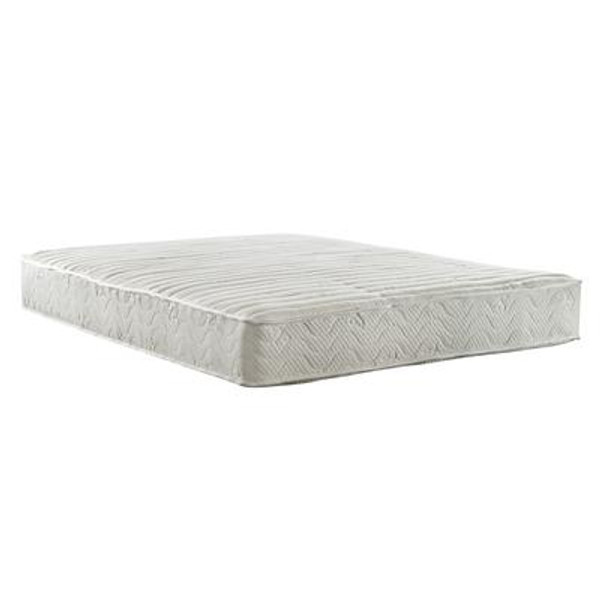 Signature Sleep Contour 8 Inch Coil Mattress; King Size; White