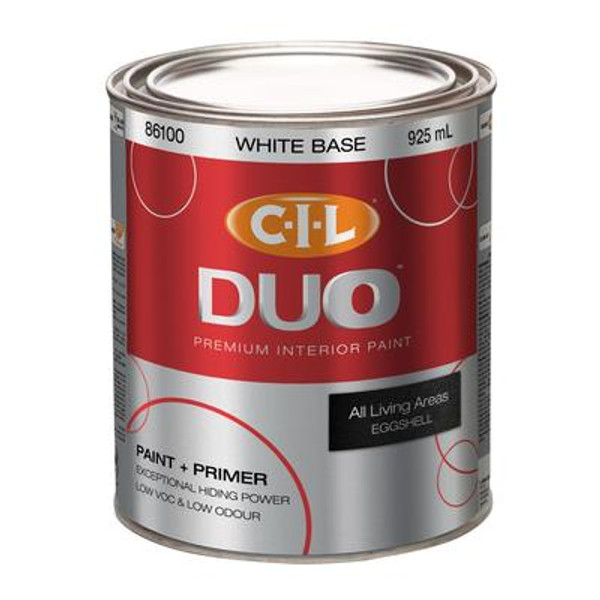 CIL DUO Interior Eggshell White 917ML