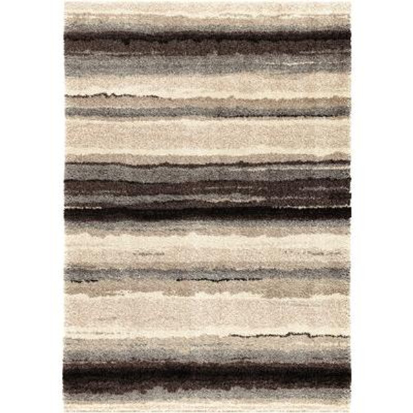 7 Feet 10 Inch x 10 Feet Sundown Area Rug Pewter