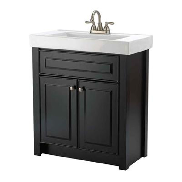 30 In. Keystone Vanity Ensemble in a Dark Chocolate Finish