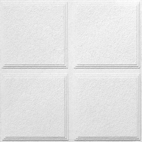 Luna Pedestal IV R72716 Acoustical Ceiling Tiles; 2  Feet x 2  Feet x 3/4  Inch; Shadowline Tapered Edge