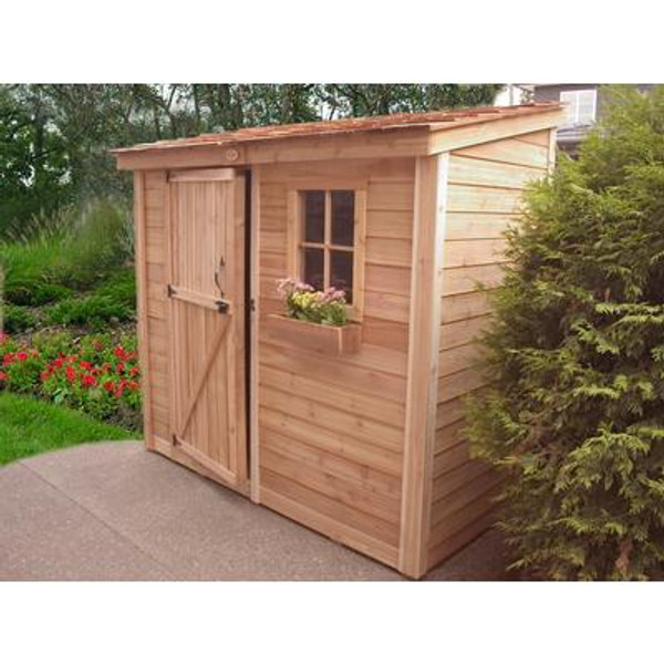 Space Saver Storage Shed with Single Door (8 Ft. x 4 Ft.)