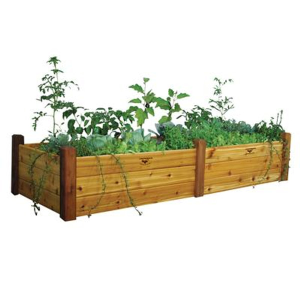 Raised Garden Bed 34x95x19 Safe Finish