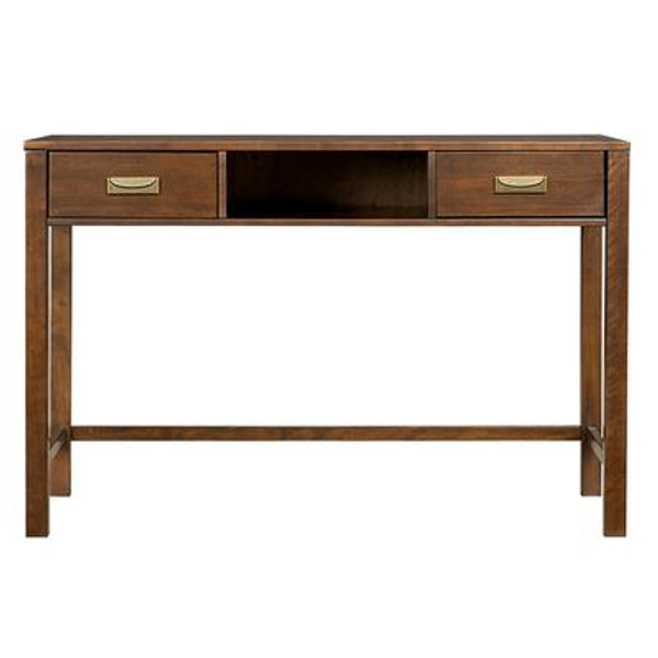 2-Drawer Writing Desk In Dark Mahogany