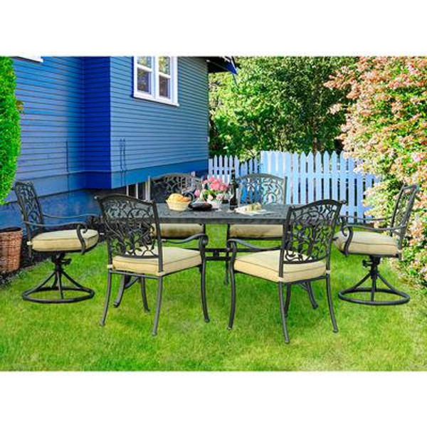 Sunjoy Louise 7pc Dining Set