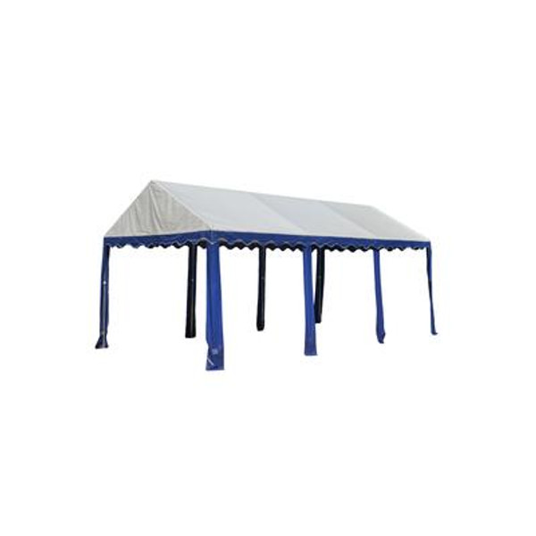 Party Tent 10x20 Feet.  - Blue/White