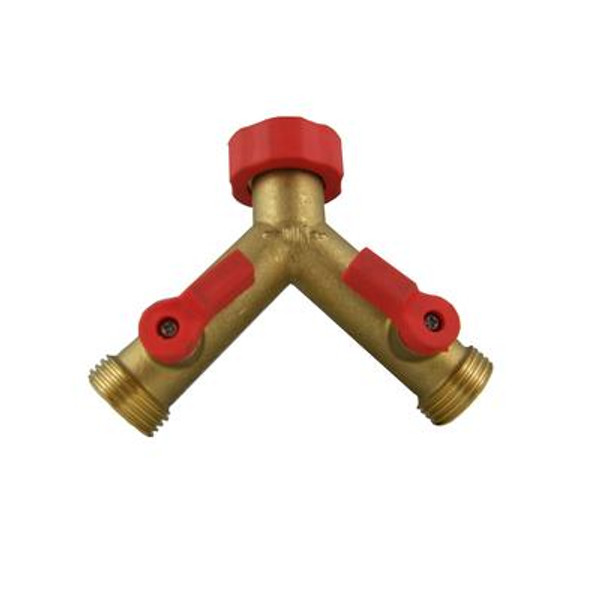 Brass Pro Series 2-Way Hose Shut Off