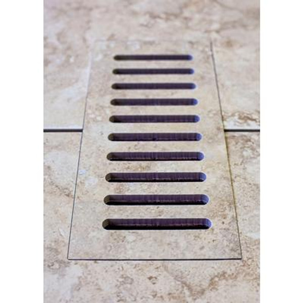 Porcelain vent cover made to match Lancaster Sand tile. Size -  4 Inch x 11 Inch