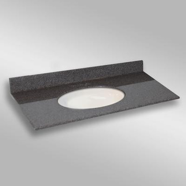 Undermount Oval Center Basin; PG901 Mystique- 49 x 22 In.