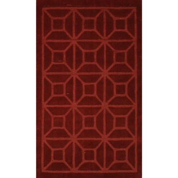 Red Dynasty Area Rug 5 Feet X 8 Feet