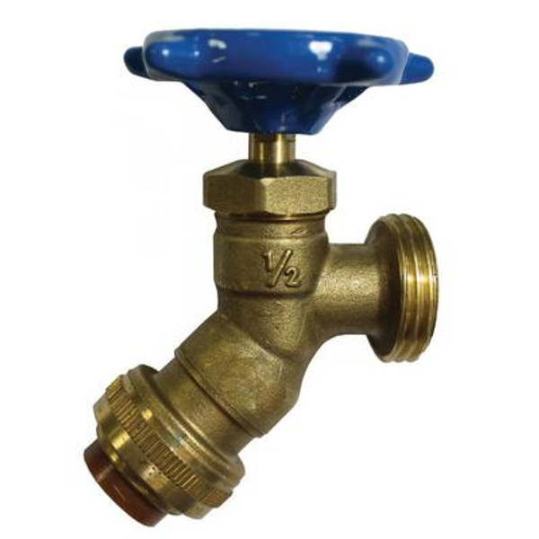 Brass Hose Boiler Drain 1/2 Inch x 3/4 Inch Male Hose Thread