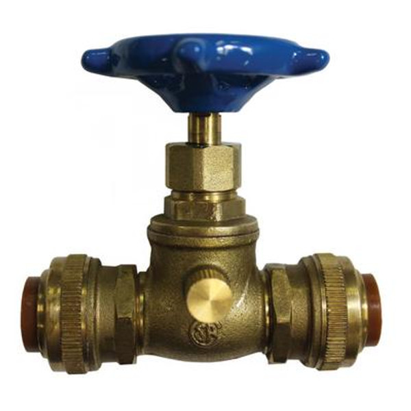 Brass Stop Valve with Waste 1/2 Inch