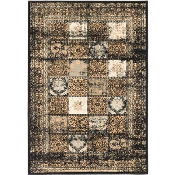 Shahrzad Versailles Black Rug - 5 Ft. 3 In. x 7 Ft. 7 In.
