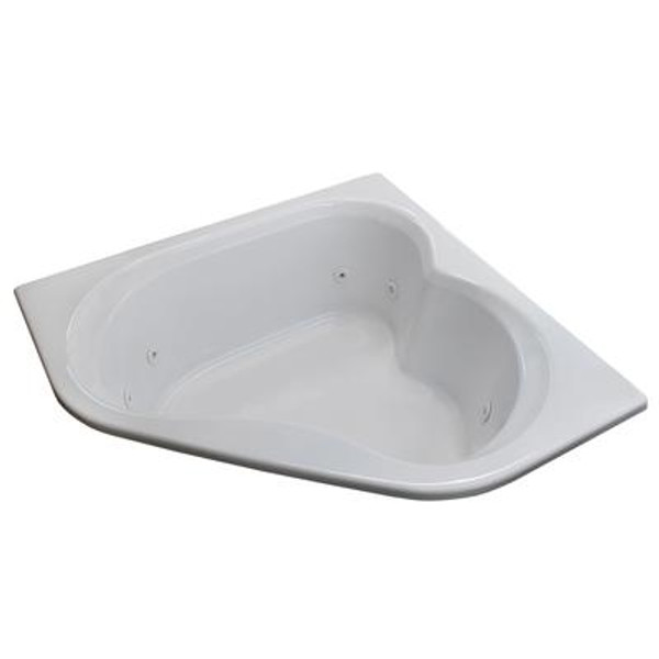 Beryl 60 X 60 Corner Whirlpool Jetted Bathtub