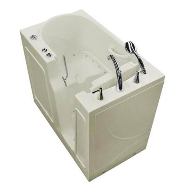 26 x 46 Right Drain Biscuit Air Jetted Walk-In Bathtub