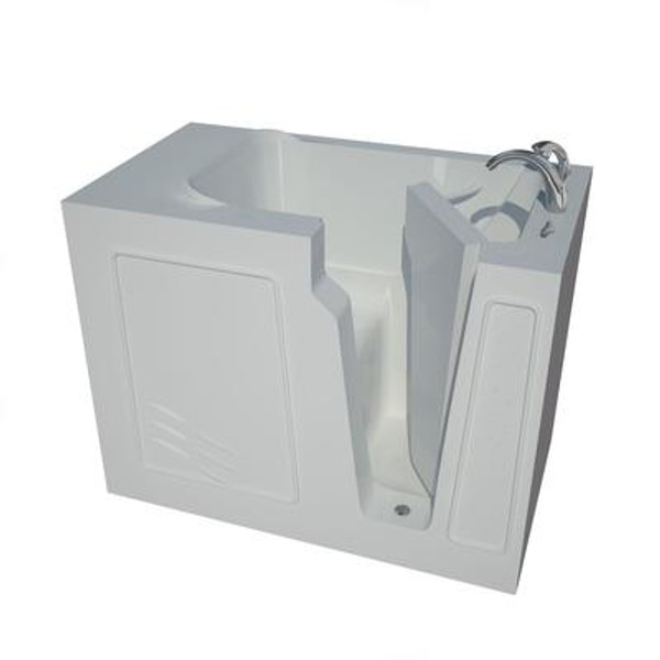 29 x 52 Right Drain White Soaking Walk-In Bathtub