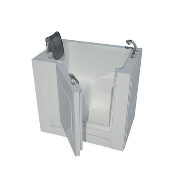 27 x 39 Right Drain White Soaking Walk-In Bathtub