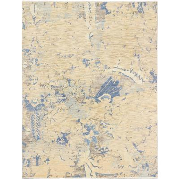 Hand-knotted Jules Ushak Cream Ivory Rug - 9 Ft. x 11 Ft. 9 In.