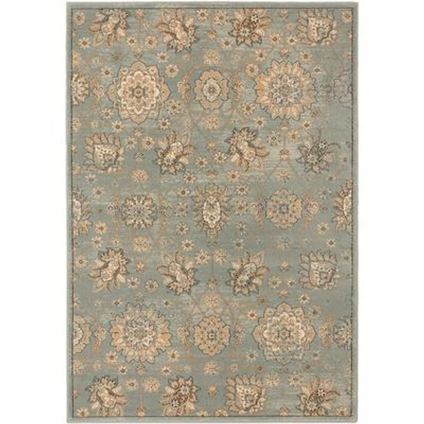 Shahrzad Anatolian Aqua Rug - 7 Ft. 10 In. x 11 Ft. 2 In.