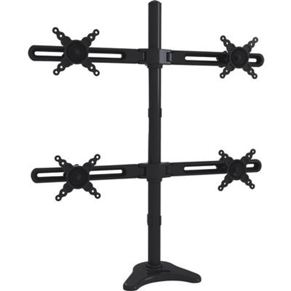 Quad Arm Desk Mount for 10 to 24 Inch Display