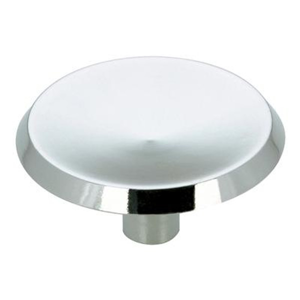 Classic Metal Knob - Chrome - 52 Mm Dia.