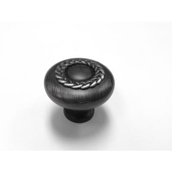 Classic Metal Knob - Brushed Oil-Rubbed Bronze - 31 Mm Dia.