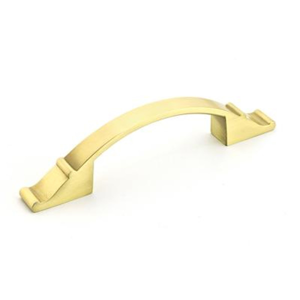 Classic Metal Pull - Satin Brass - 76 Mm C. To C.