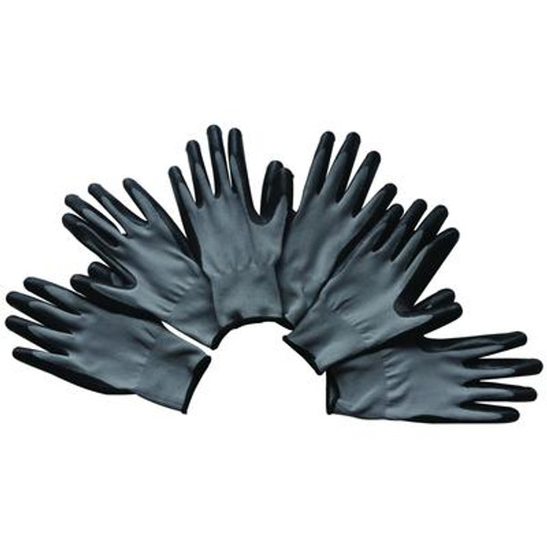 HDX 3-Pack Extra Large Garden Gloves-Black
