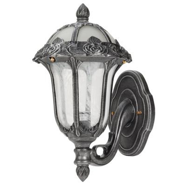 Rose Garden Bottom Mount Light; Swedish Silver