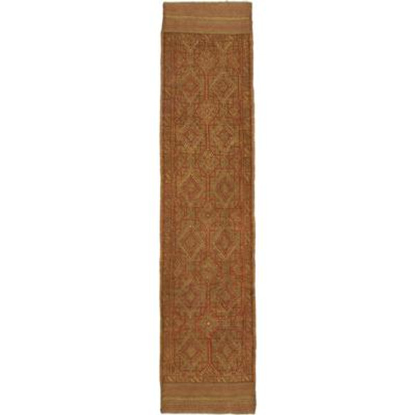 Hand-knotted Tribeka Rug - 2 Ft. x 8 Ft. 7 In.