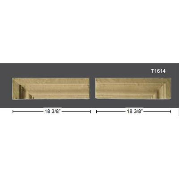 Door Molding Corner Set Gray