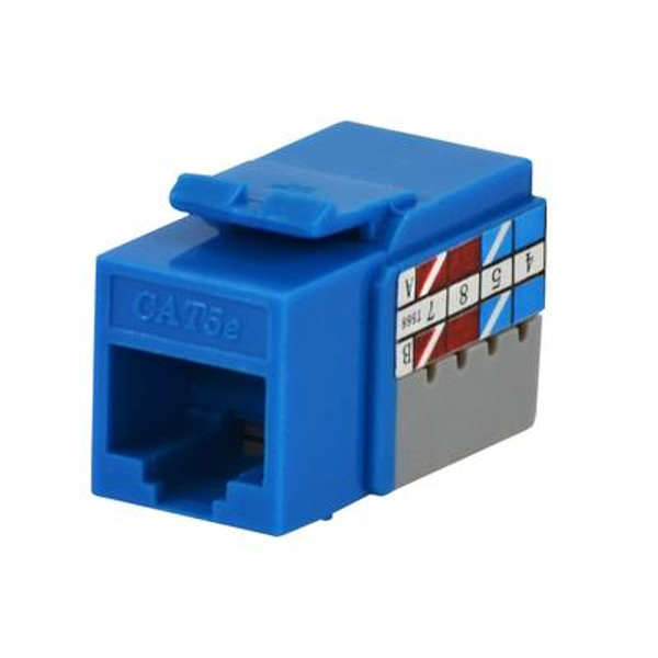 CAT 5E JACK; BLUE