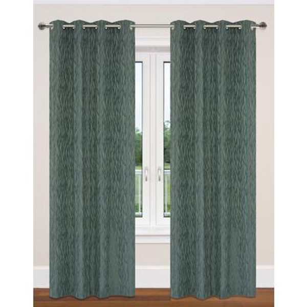 Delta grommet curtain pair 52x95''  in grey