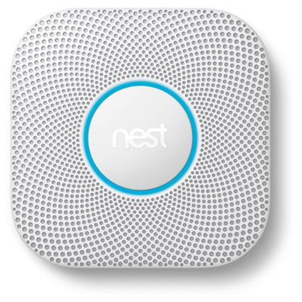 Nest Protect 2nd Gen Smoke + Carbon Monoxide Alarm; Battery (White)