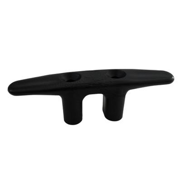 HDPE Open Base Dock Cleat; 4 Inch; Black