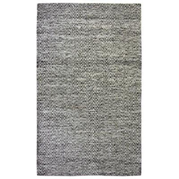 Black Zola Area Rug 8 Feet x  10 Feet