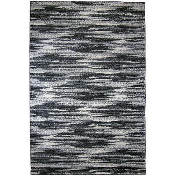 Black Scandinavia Area Rug 3 Feet x 4 Feet 6 Inches