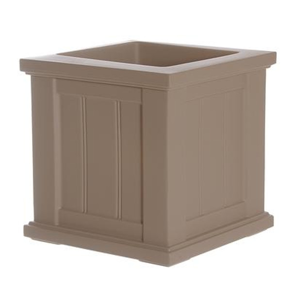 Cape Cod Patio Planter 14x14 Clay