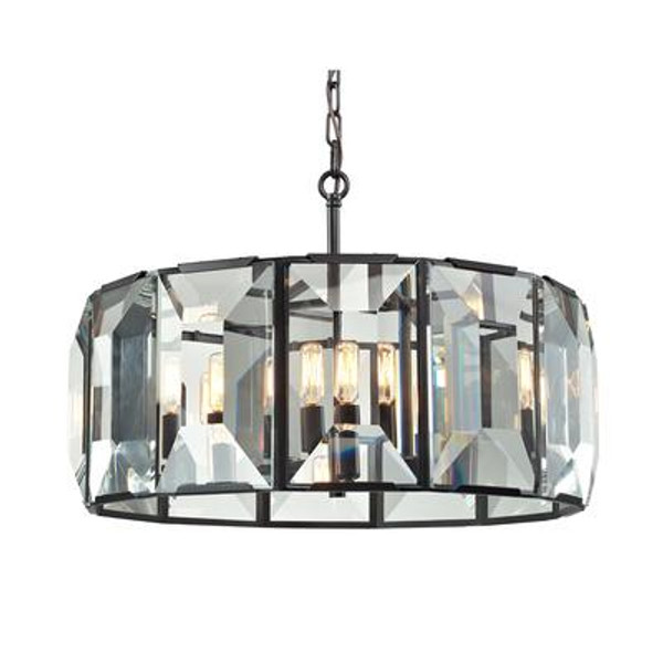 Garrett 6 Light Pendant In Oil Rubbed Bronze