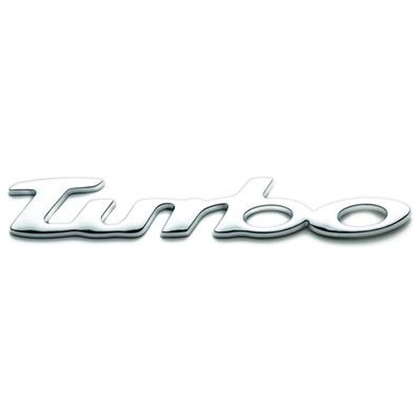 Badgez - Chrome Emblems - Turbo