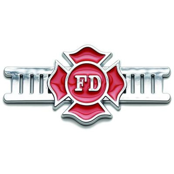 Badgez - Chrome Emblems - Fire Fighter