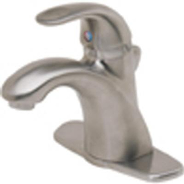 Parisa 4 Inch Centreset Single Control Lavatory Faucet - Brushed Nickel