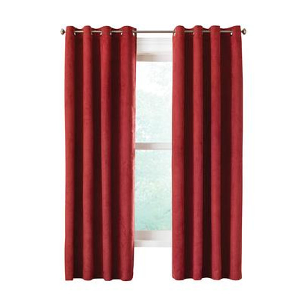 Grommet; Burgundy; 54 x 108