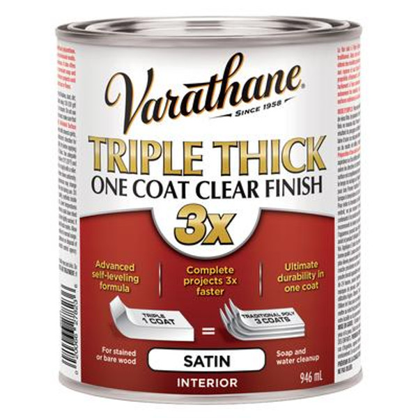 Varathane Triple Thick Clr Sat 946ml