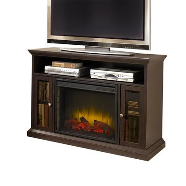 Riley Media Fireplace - Espresso Finish