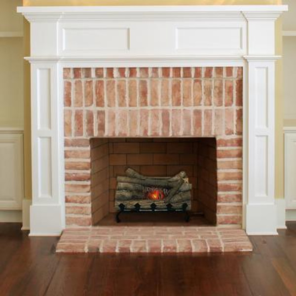 Pleasant Hearth Electric Crackling Log with Grate