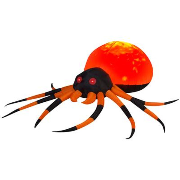 7' Fire & Ice Spider Inflatable